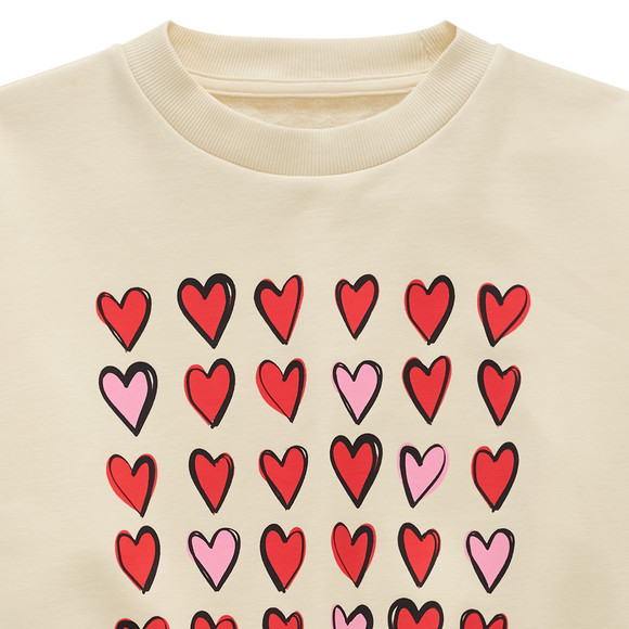 Beatwear Mädchen Sweatshirt mit Herz-Print