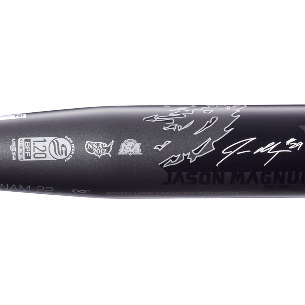 2022 DeMarini Jason Magnum Nautalai USSSA Softball Bat: WTDXNAM22 34in/27.5oz
