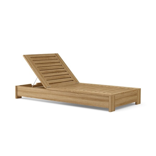 Madera Teak Outdoor Chaise Lounge