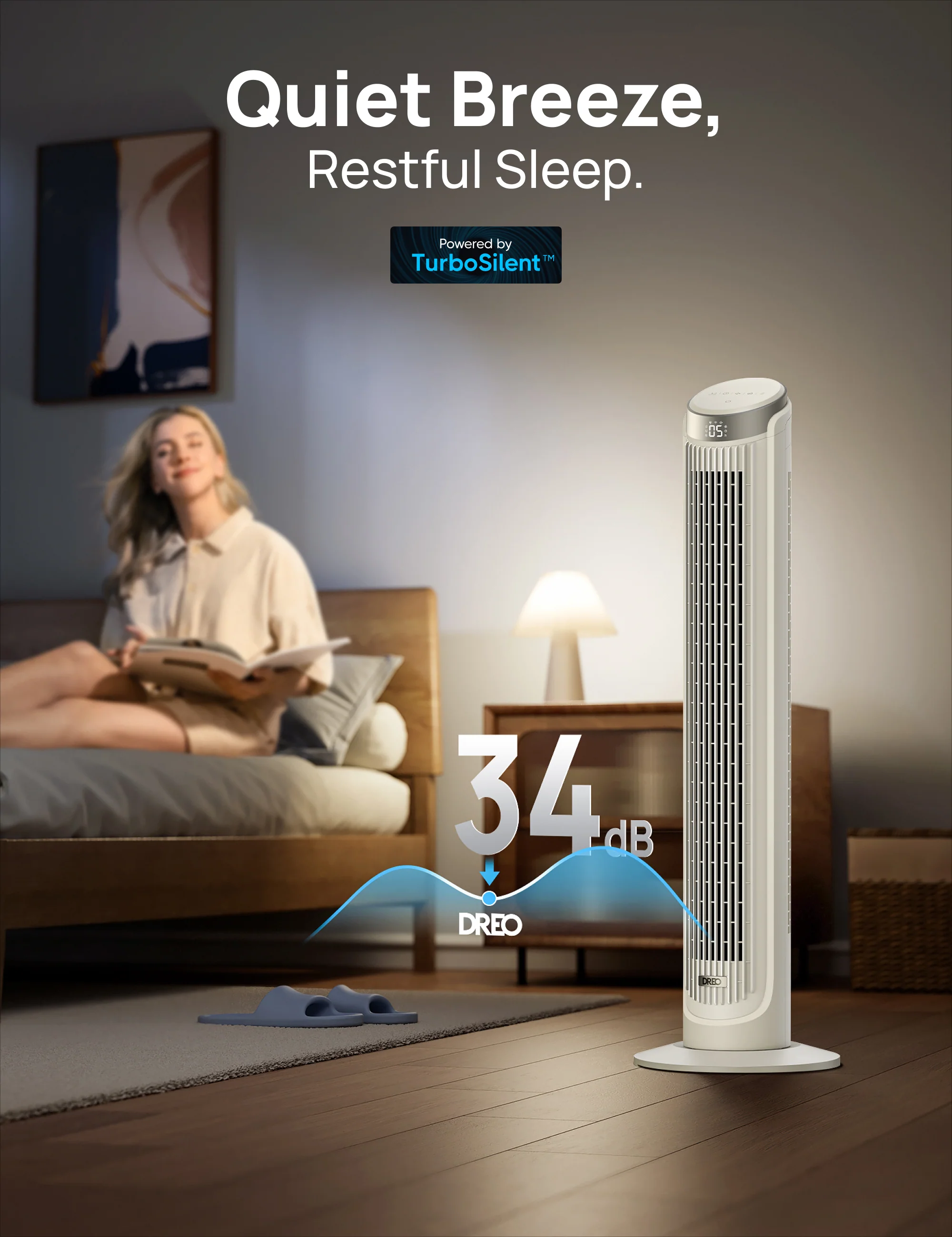 Smart Tower Fan Cruiser Pro T3S 26ft/s