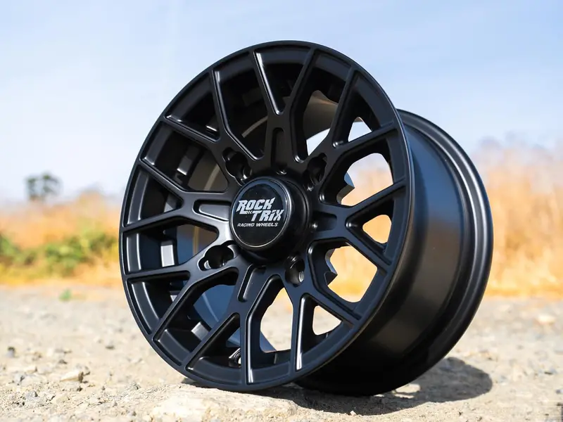 Set of 4 Matte Black 15×7 ATV/UTV Rims – 4×137 Bolt Pattern, 4+3 Offset, Compatible with Can-Am Commander, Defender, Maverick X3 & Trail Models