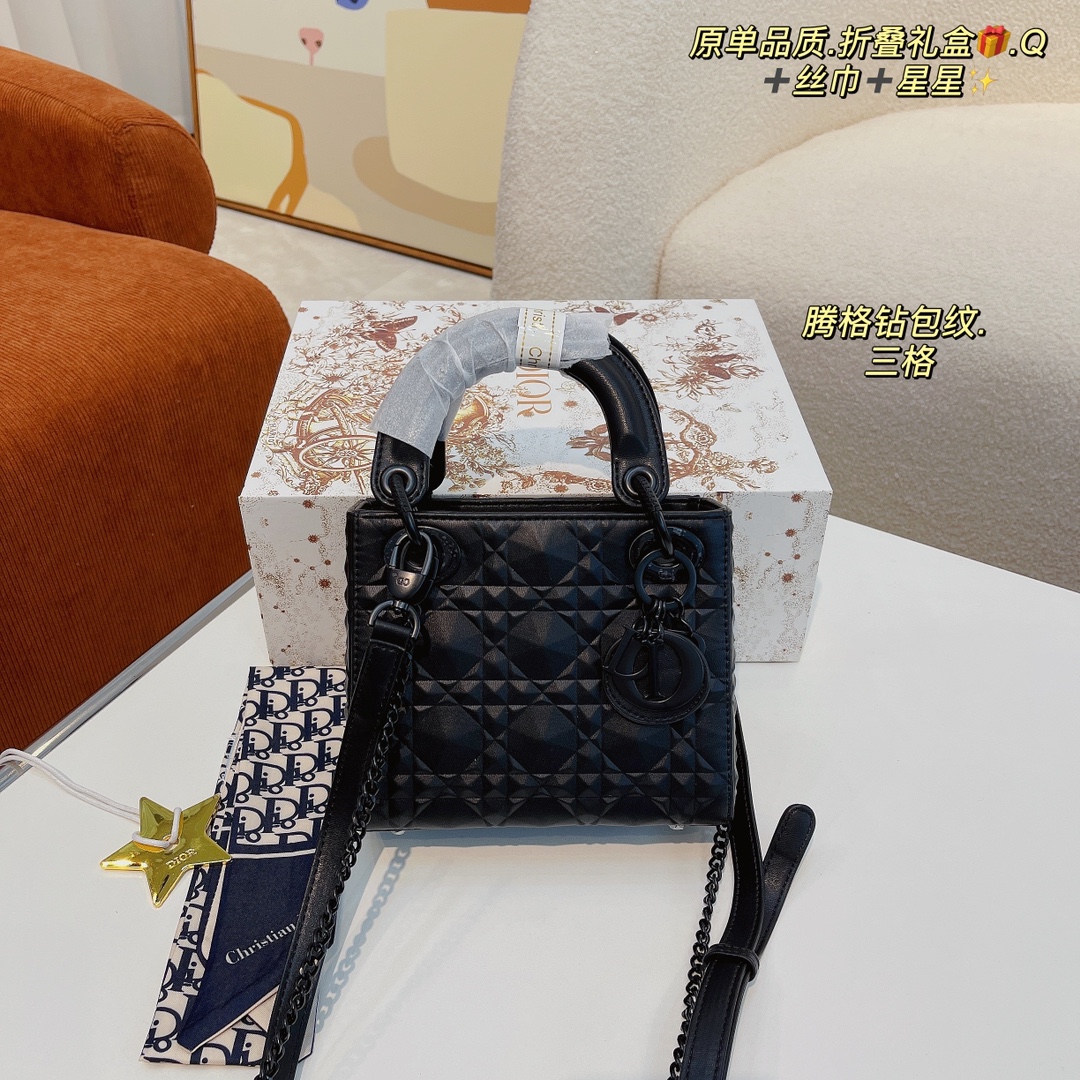 Dior D-lite lady tote handbag - cnluxepick