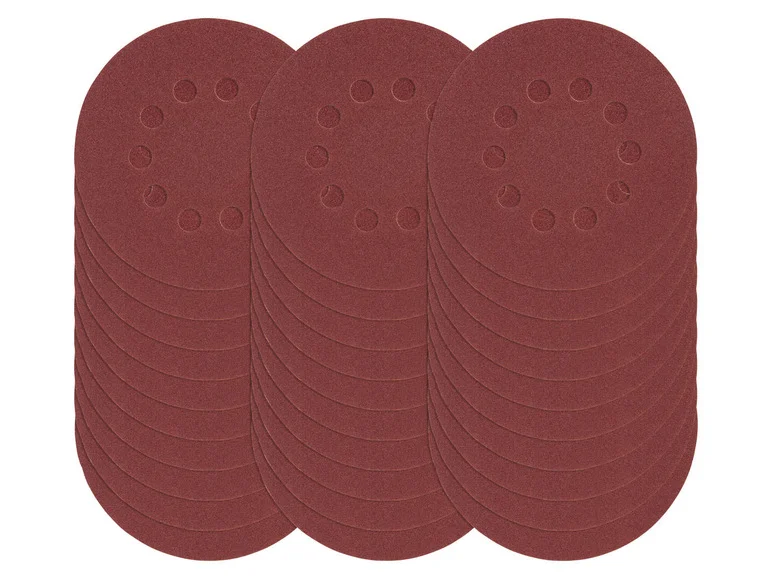 PARKSIDE® Set de feuilles abrasives, pour meuleuses excentriques