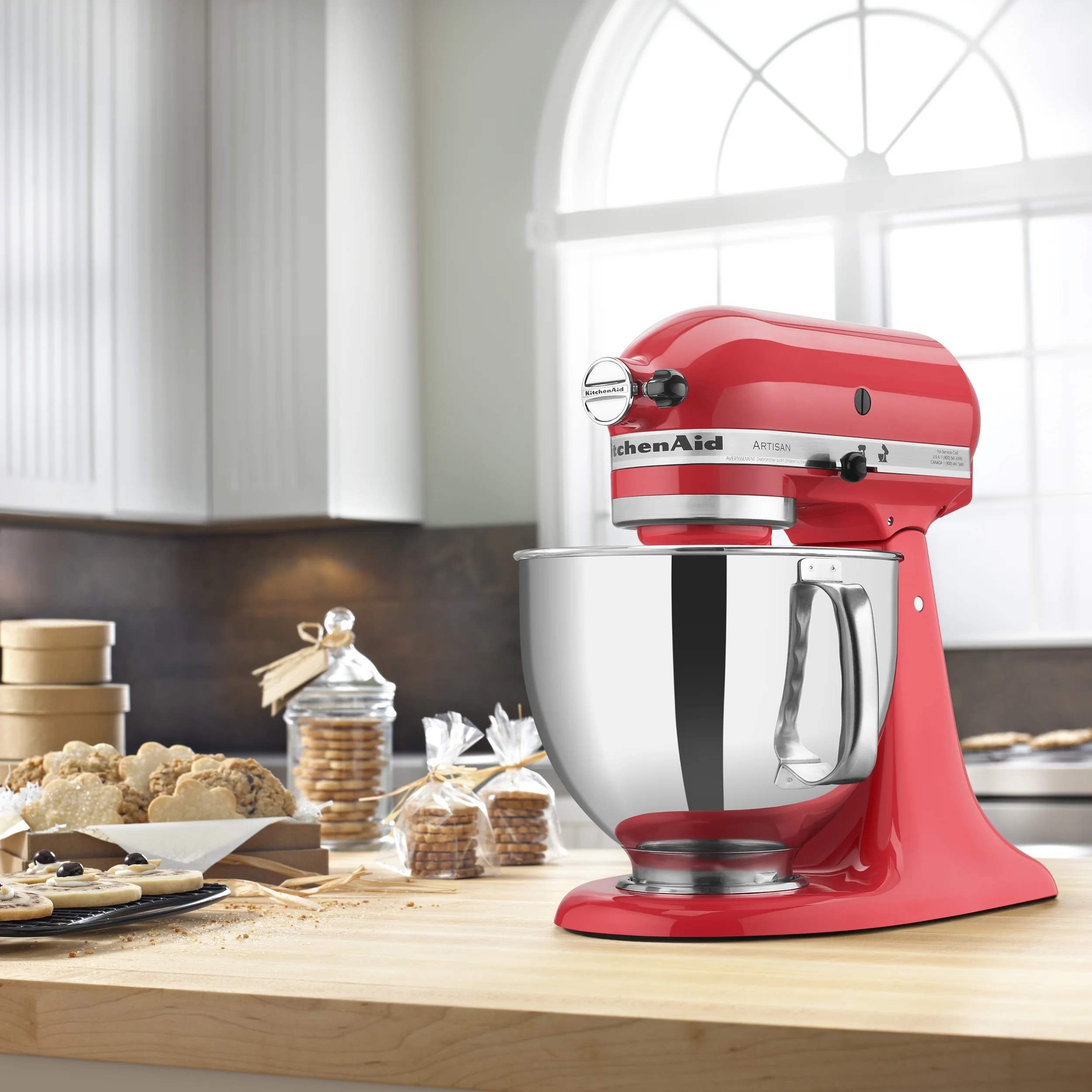 KitchenAid Artisan Series 5 Quart Tilt-Head Stand Mixer, Watermelon (KSM150PSWM) - Closeout