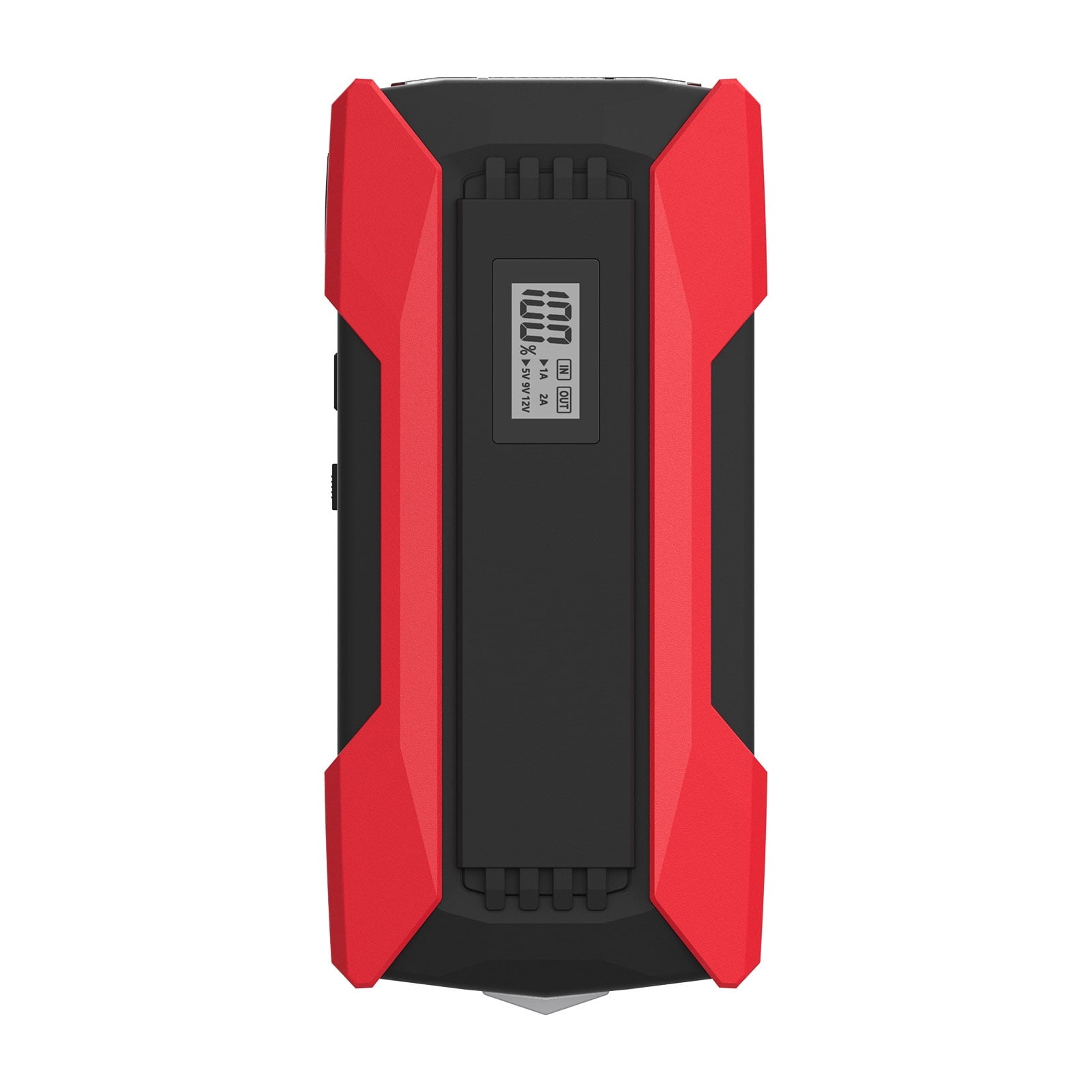 Meterk 1500A Peaks 10000mAh Car Jump Starter QC3.0 Fast Charging with LED Digital Display/Dual USB/Safety Hammer/LED Light/Multiple Protections 12.0V Car Battery Booster Pack Support Low-Tempera