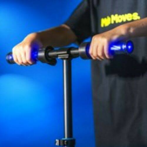 Jetson Glow Kids Electric Scooter with Throttle, LED Lights on Deck and Stem Blu