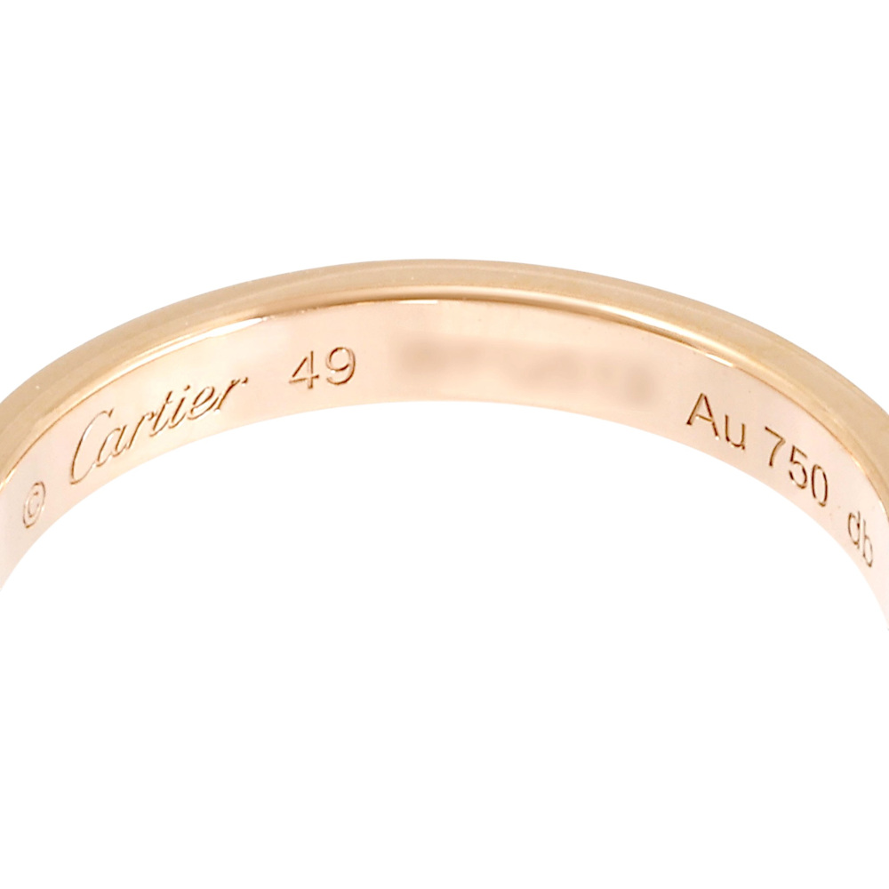 Cartier Love Pave Ring 18K Rose Gold Diamond B4218100