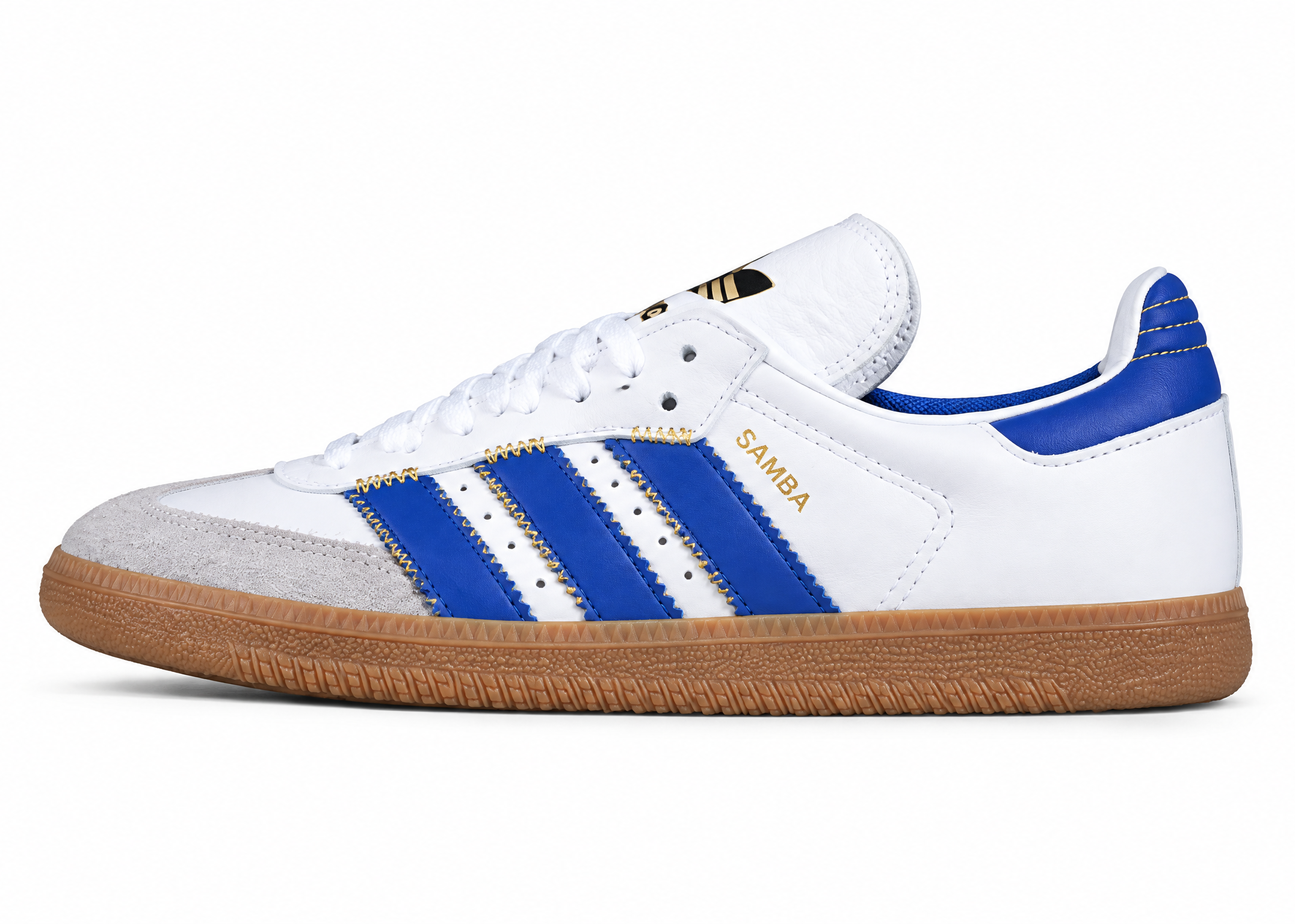Adidas Samba Og Cloud White/Semi Lucid Blue/Gold Metallic IE1813