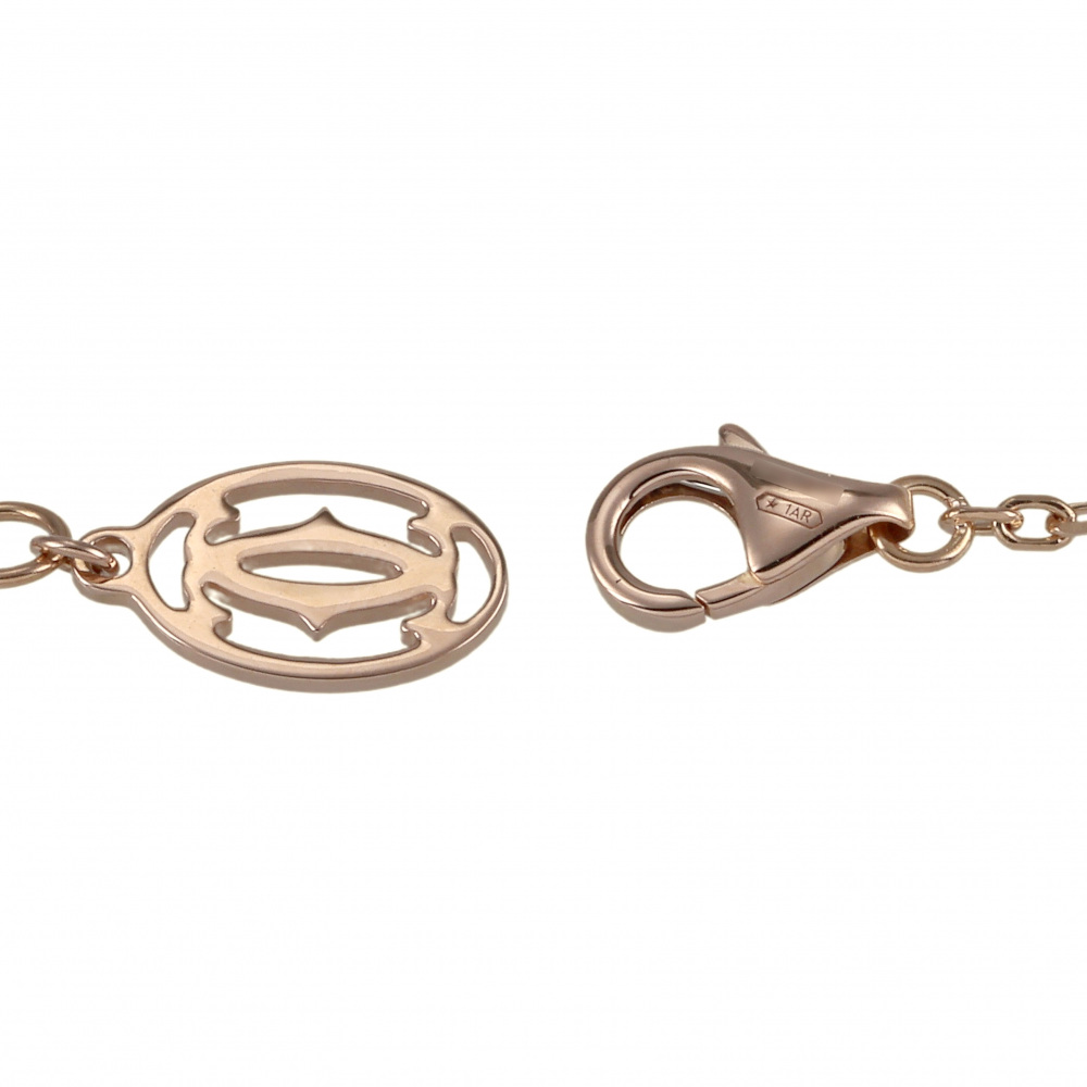 Cartier Diaman Leger 7PD K18PG Pink Gold Bracelet Diamond