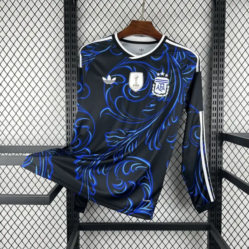 2026 World Cup Argentina Away Jersey Long Sleeves S-4XL Fan Version