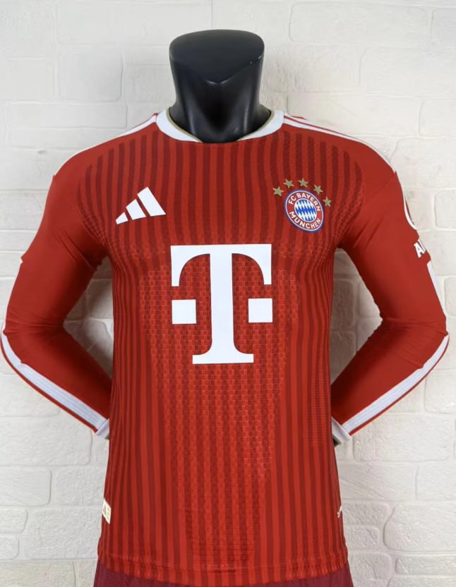 Bayern Munich Home Player Long Sleeve Jersey 26/27
