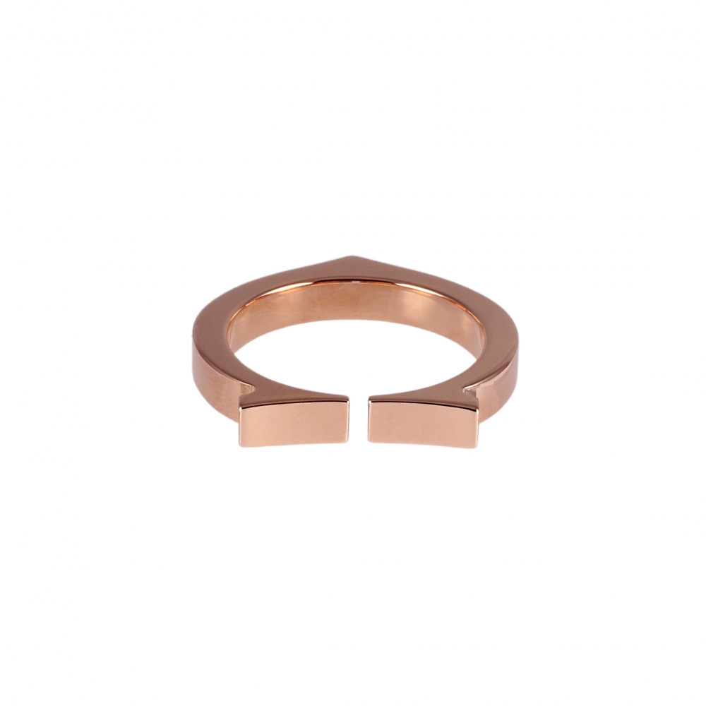 Cartier C Flat K18PG Pink Gold Ring