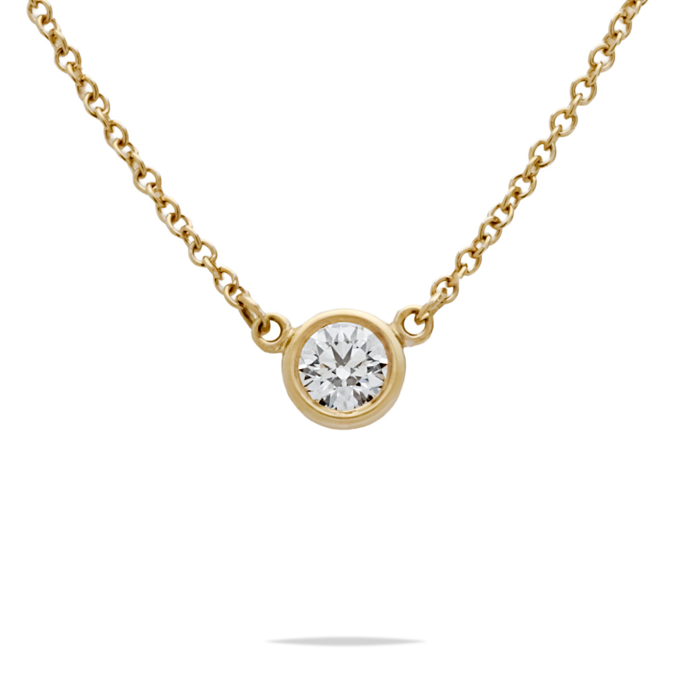 Tiffany & Co. By the Yard Necklace 18K Yellow Gold Diamond