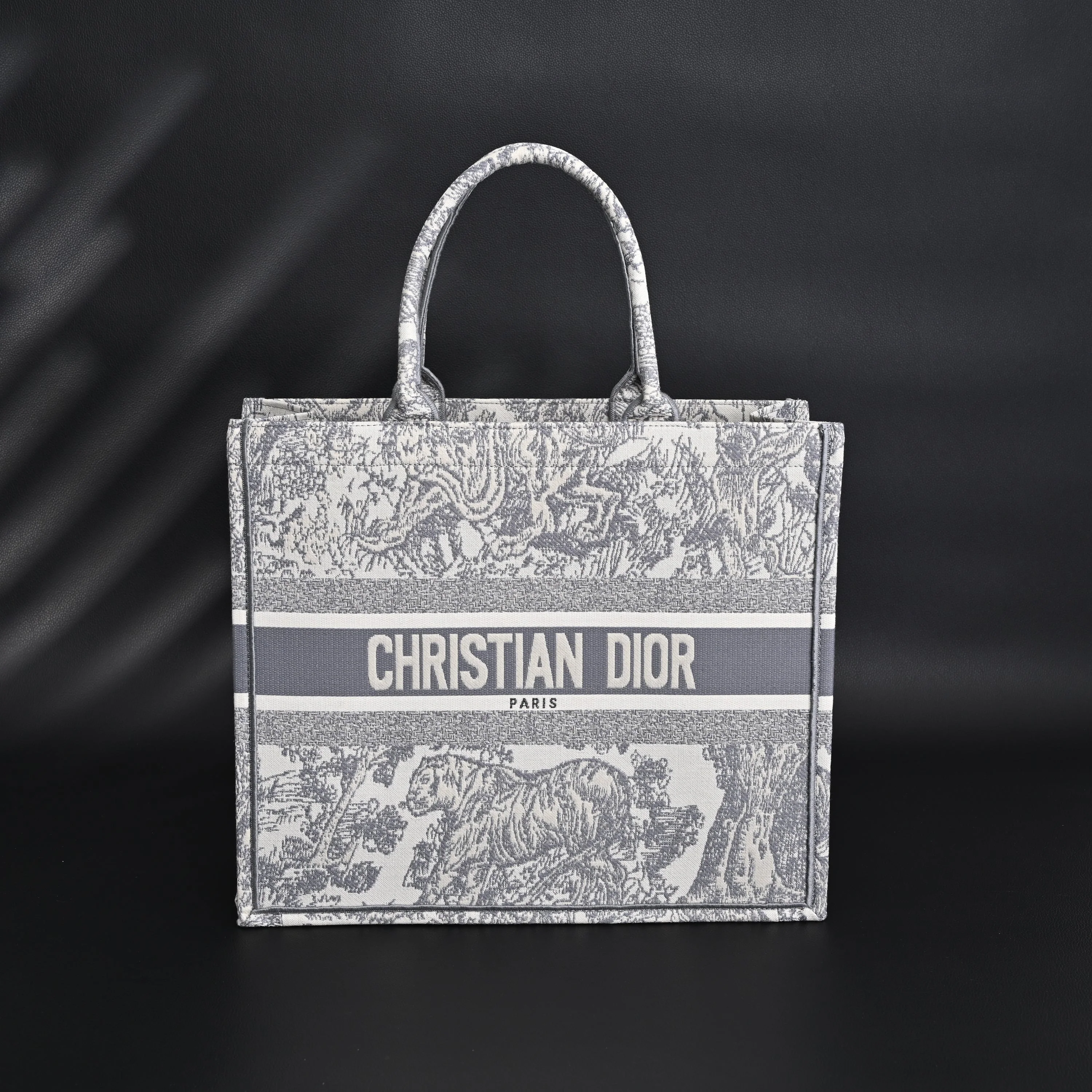 Christian Dior Large Book Tote – Toile de Jouy Embroidery