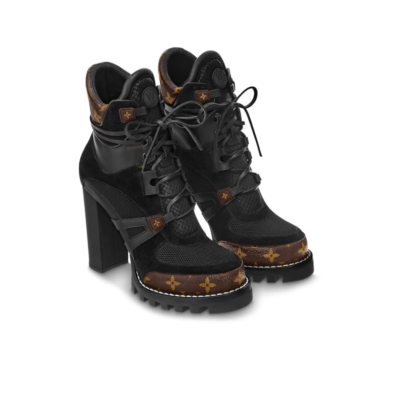 Louis Vuitton Star Trail Ankle Boot Mix Black 1Aabj3