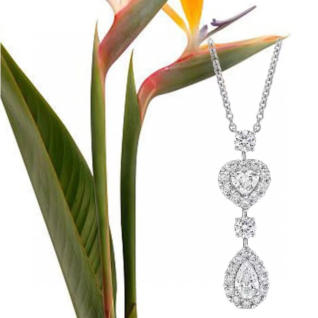 Graff Heart Drop Tassel Necklace - cnluxepick
