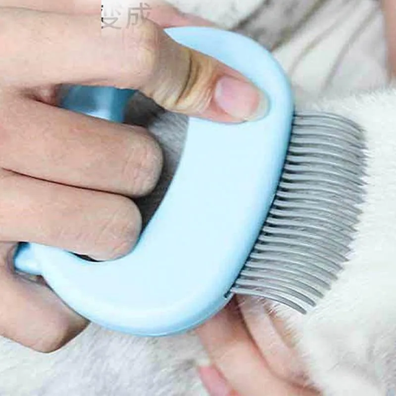 Pet Hair Removal Massaging Shell Comb - Cat Hair Removal Massaging Shell Comb