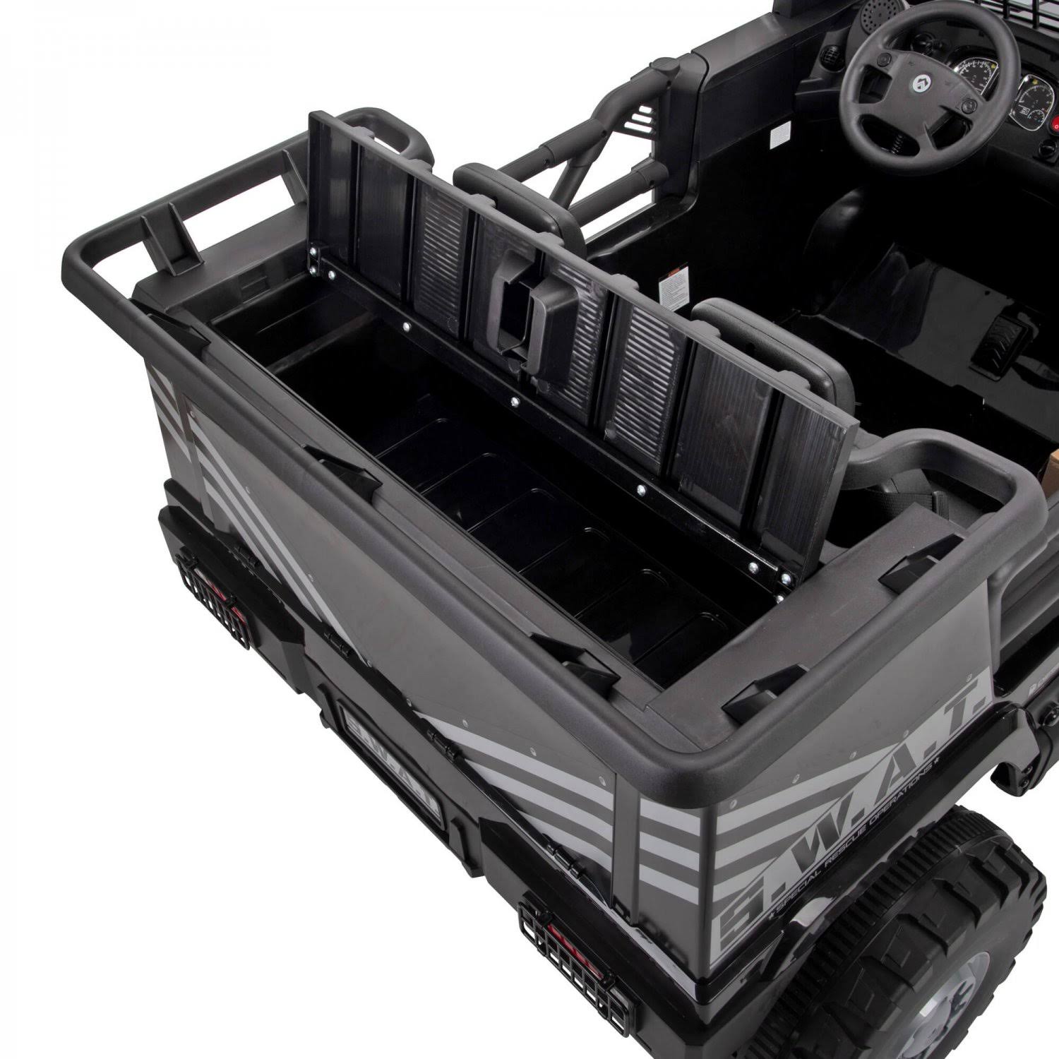 Huffy 12V Battery-Powered Swat Truck 2-Seater Ride-On Toy
