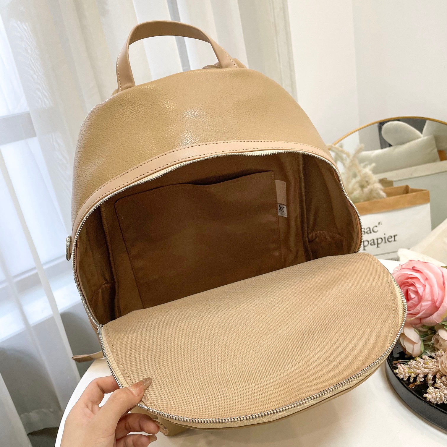 Louis Vuitton Takeoff Backpack Pm Beige 43Cm M23708 For Men