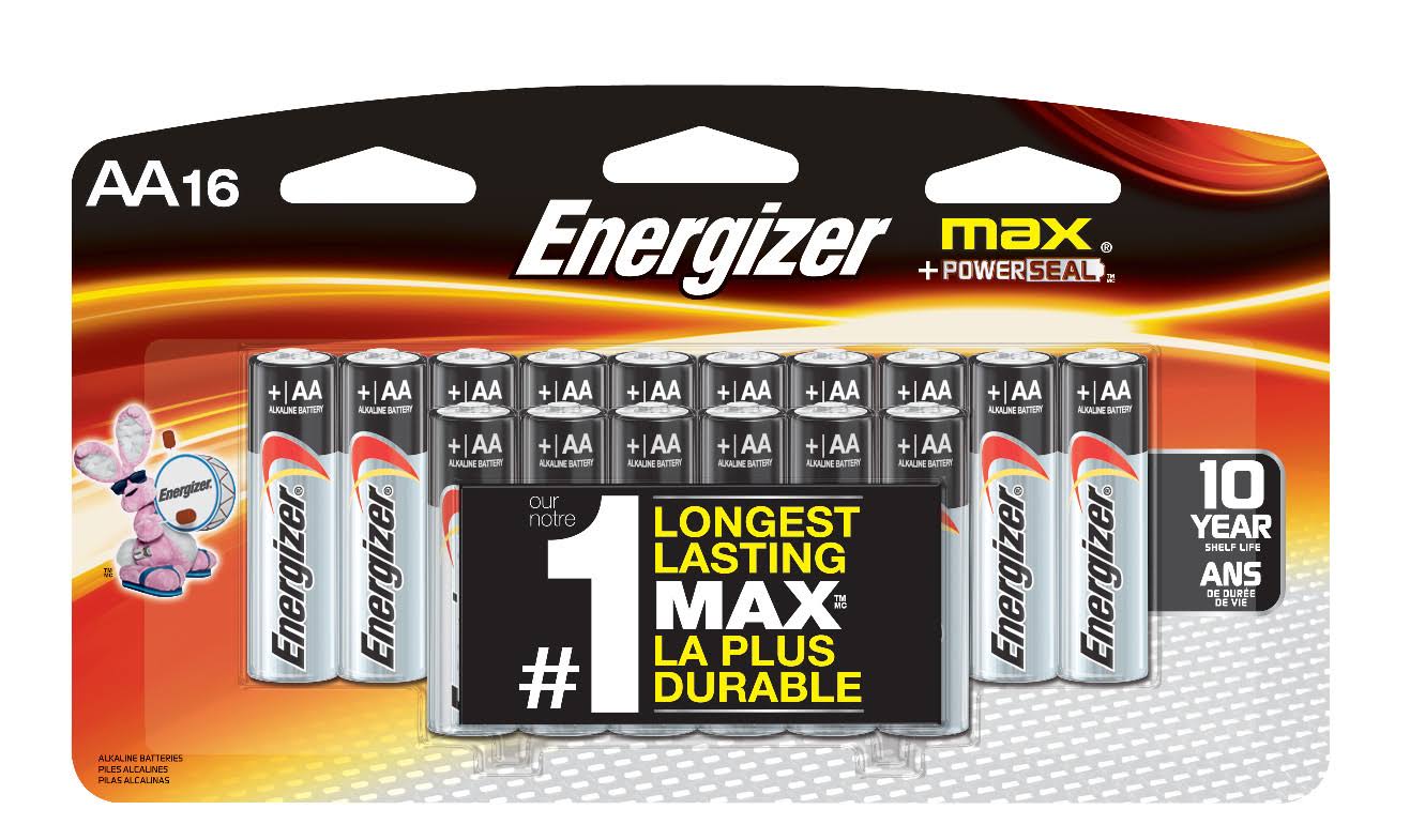 Energizer Max AA Alkaline Batteries