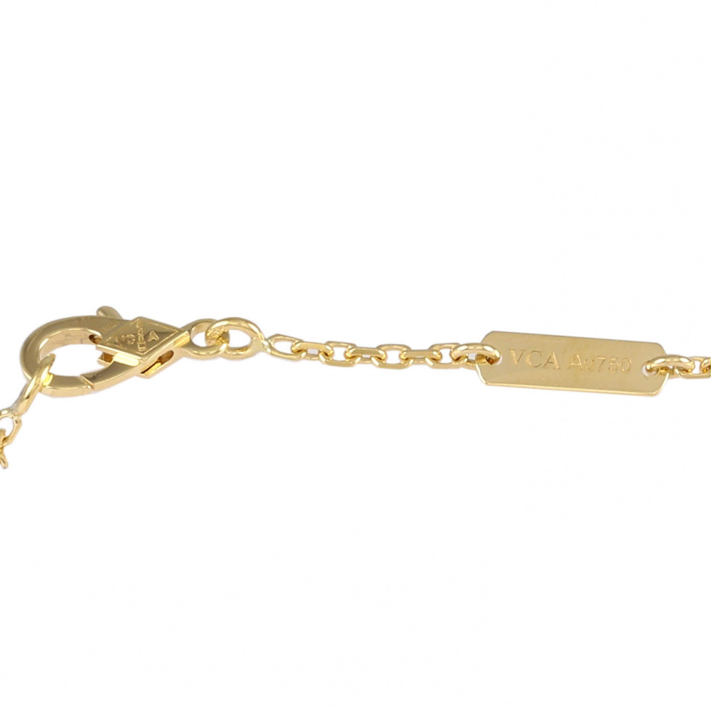 Van Cleef & Arpels Frivole Necklace 18K Yellow Gold Diamond VCARP2V100