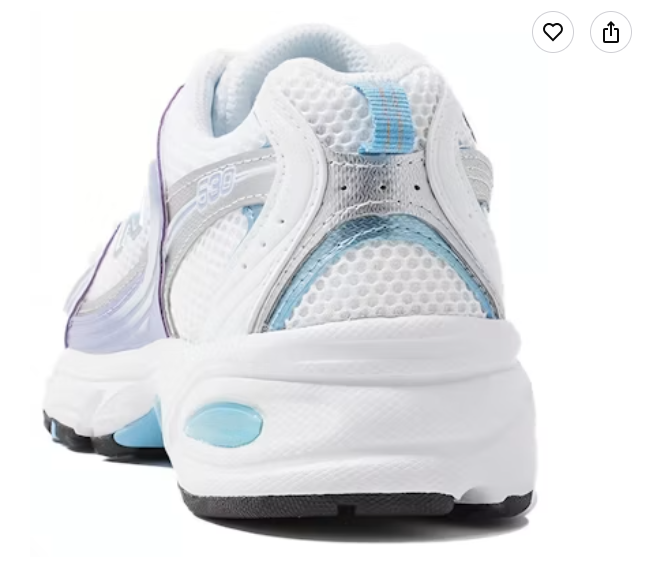 New Balance 530 White Lilac Blue MR530CG1 Casual Running Shoes