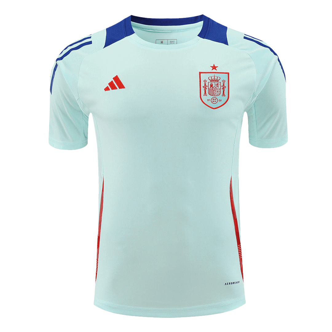 Spain Pre-Match Soccer Jersey EURO Blue
