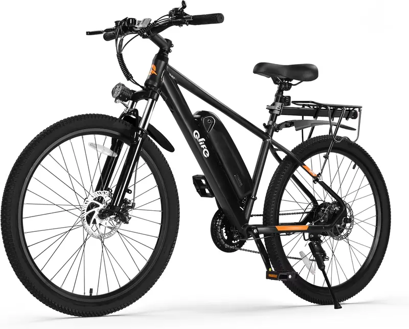 Qlife Racer Adult E-Bike – 21-Speed Mountain Bike with Lightweight Frame