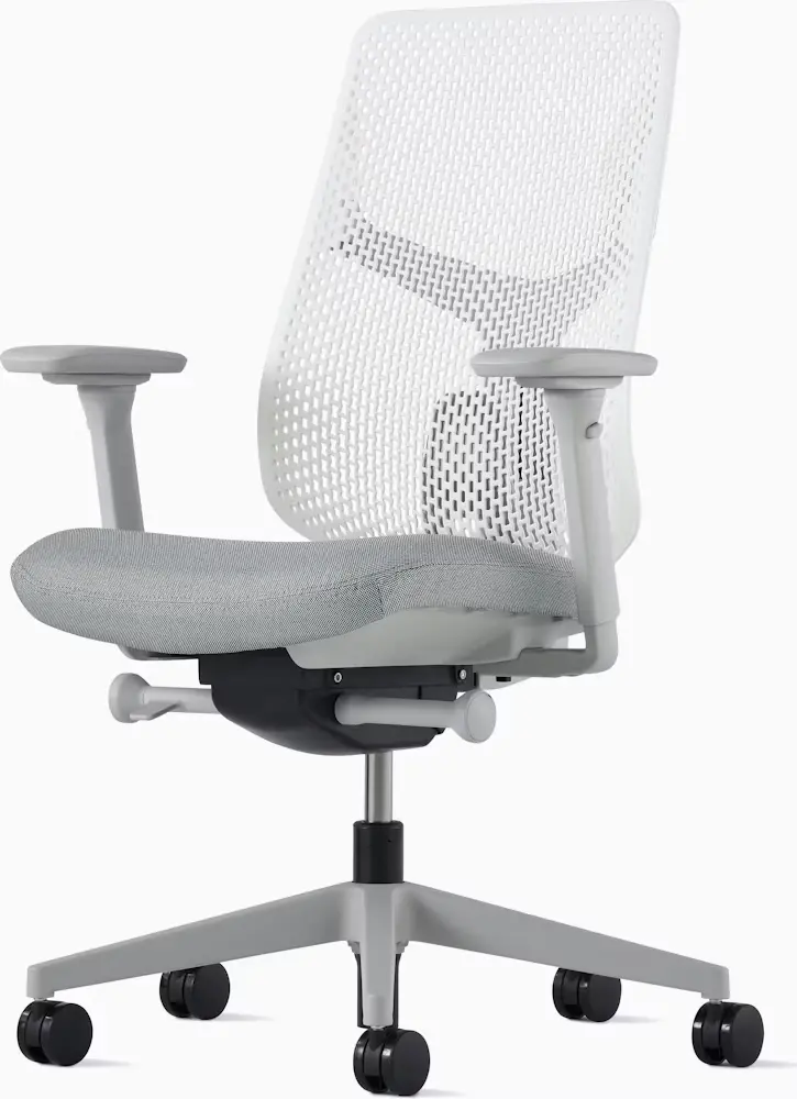 Verus Adjustable Task Chair – Modern Mesh Back Office Seat with Synchro-Tilt Mechanism