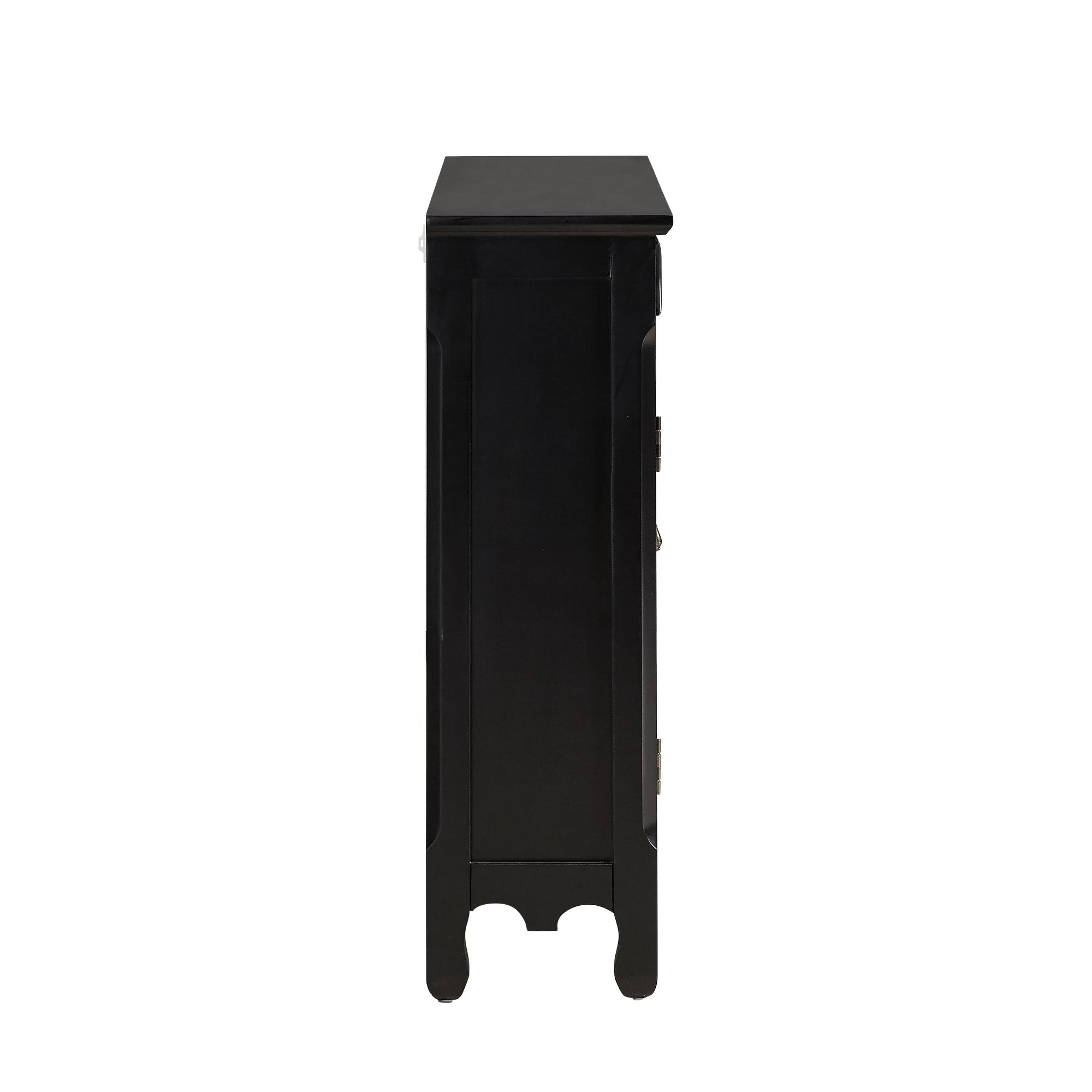 Powell 2 Door Console - Black