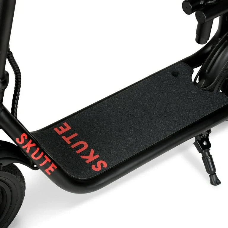 Hyper 36V Skute Commute 12 inch Seated Electric Scooter with Basket, 250W Motor, 13 Years+, Max Speed 15MPH, Size: 36 Volt