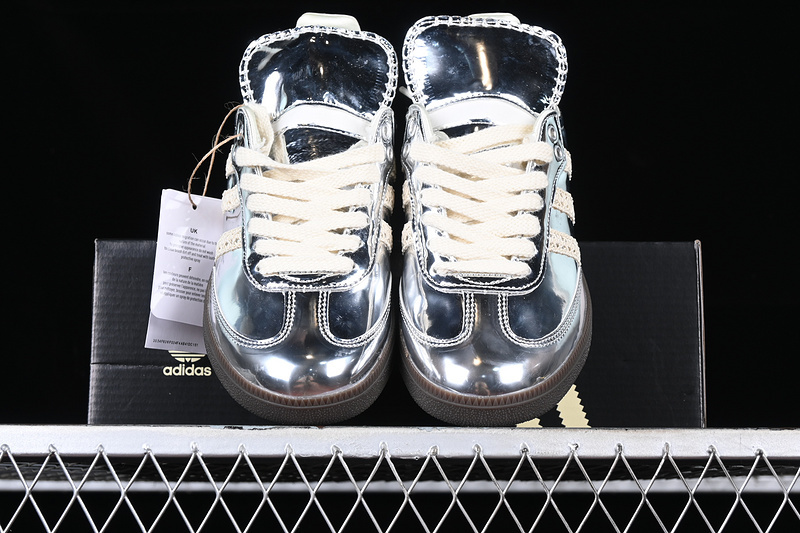 Adidas Wales Bonner X Samba Silver Metallic/Cream White/Grey One IG8181