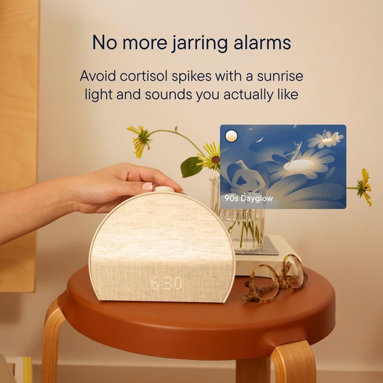 Sunrise Alarm Clock, Sound Machine, Smart Light (Cocoa) – White Noise, Screen-Free Sleep Routine
