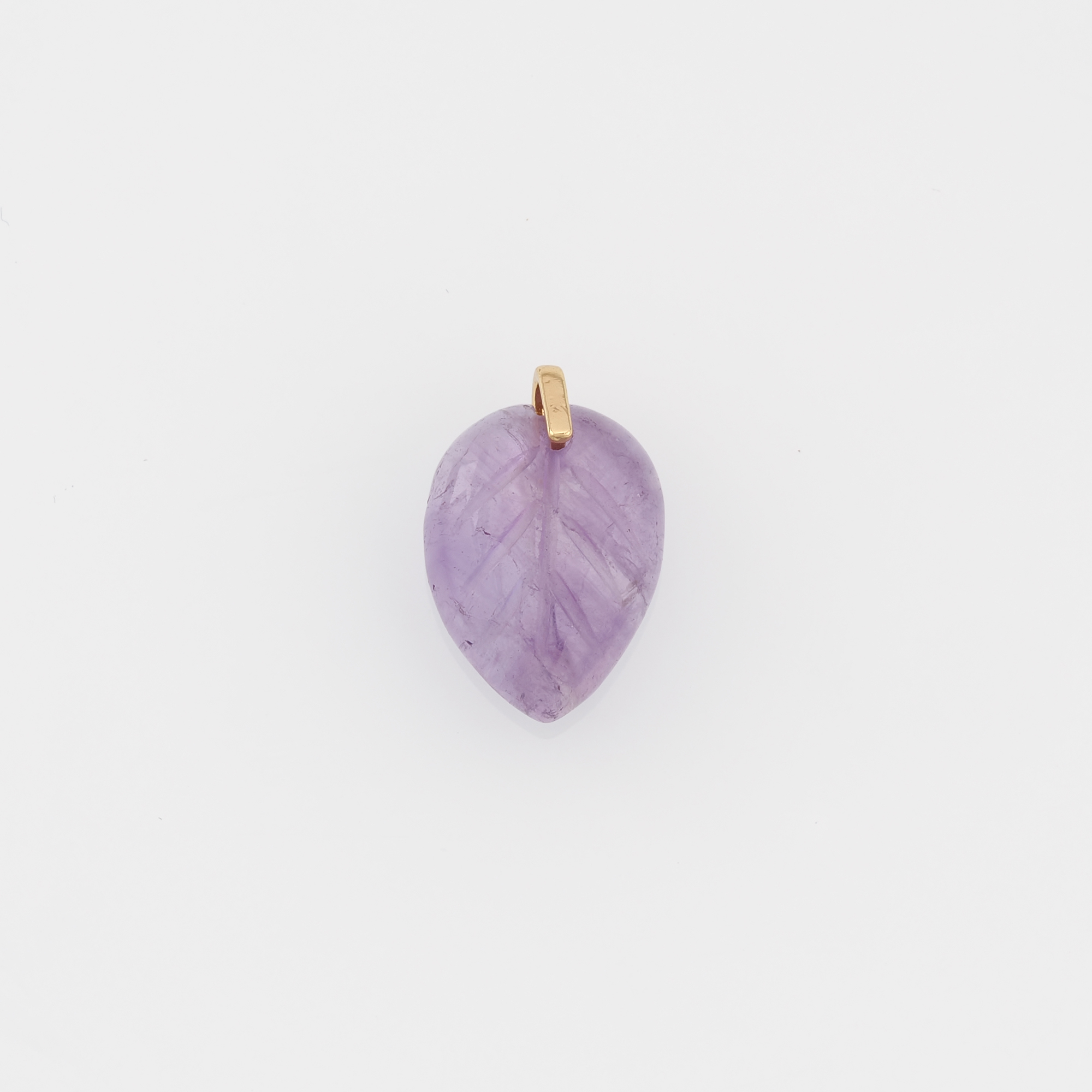 18K Gold Filled Leaf Pendant,Natural Stone Earrings Necklace for DIY Jewelry Making Supply