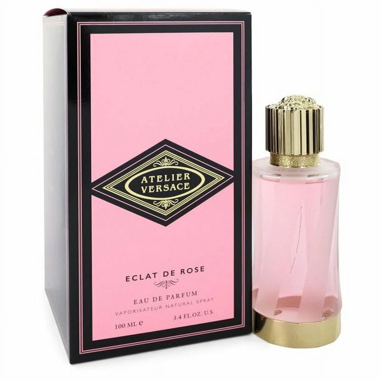 Versace Atelier Eclat de Rose Eau de Parfum Unisex 100ml Spray Bottle