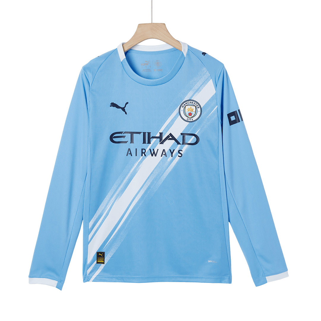 Manchester City Home Long Sleeve Jersey 2025/26