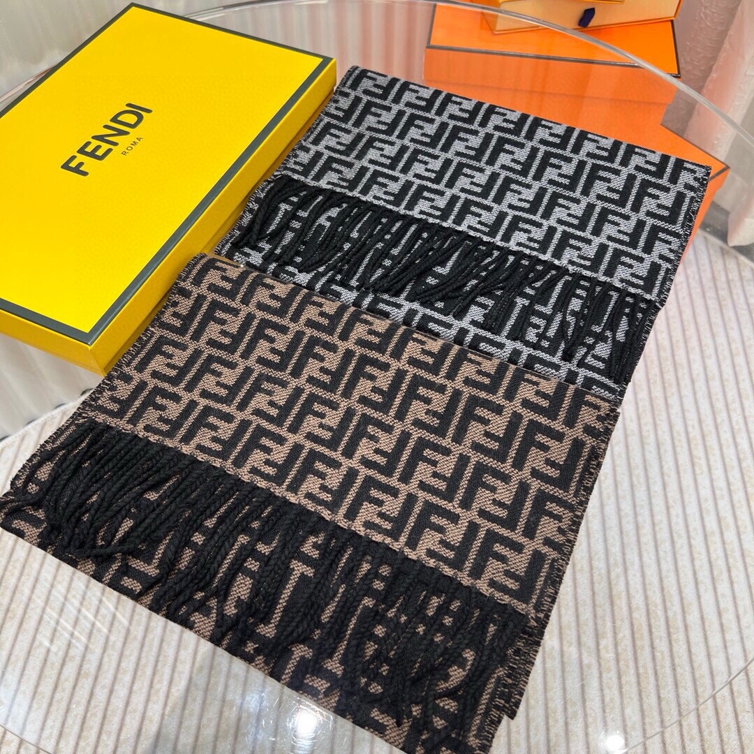 Fendi scarf Double F - cnluxepick