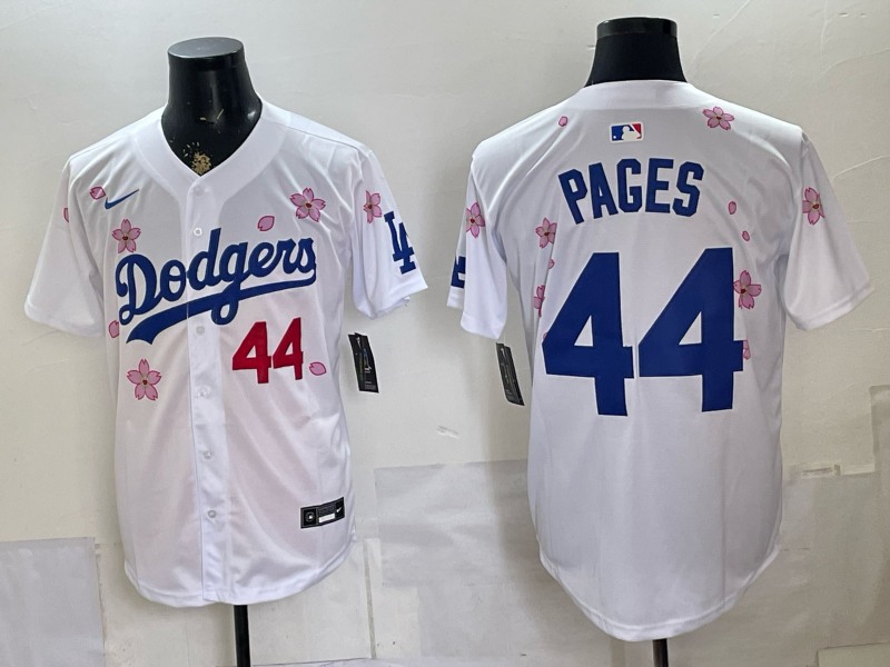 Men's Los Angeles Dodgers Andy Pages #44 White Alternate Limited Jersey