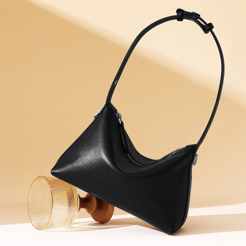 Black Origami Shoulder Bag