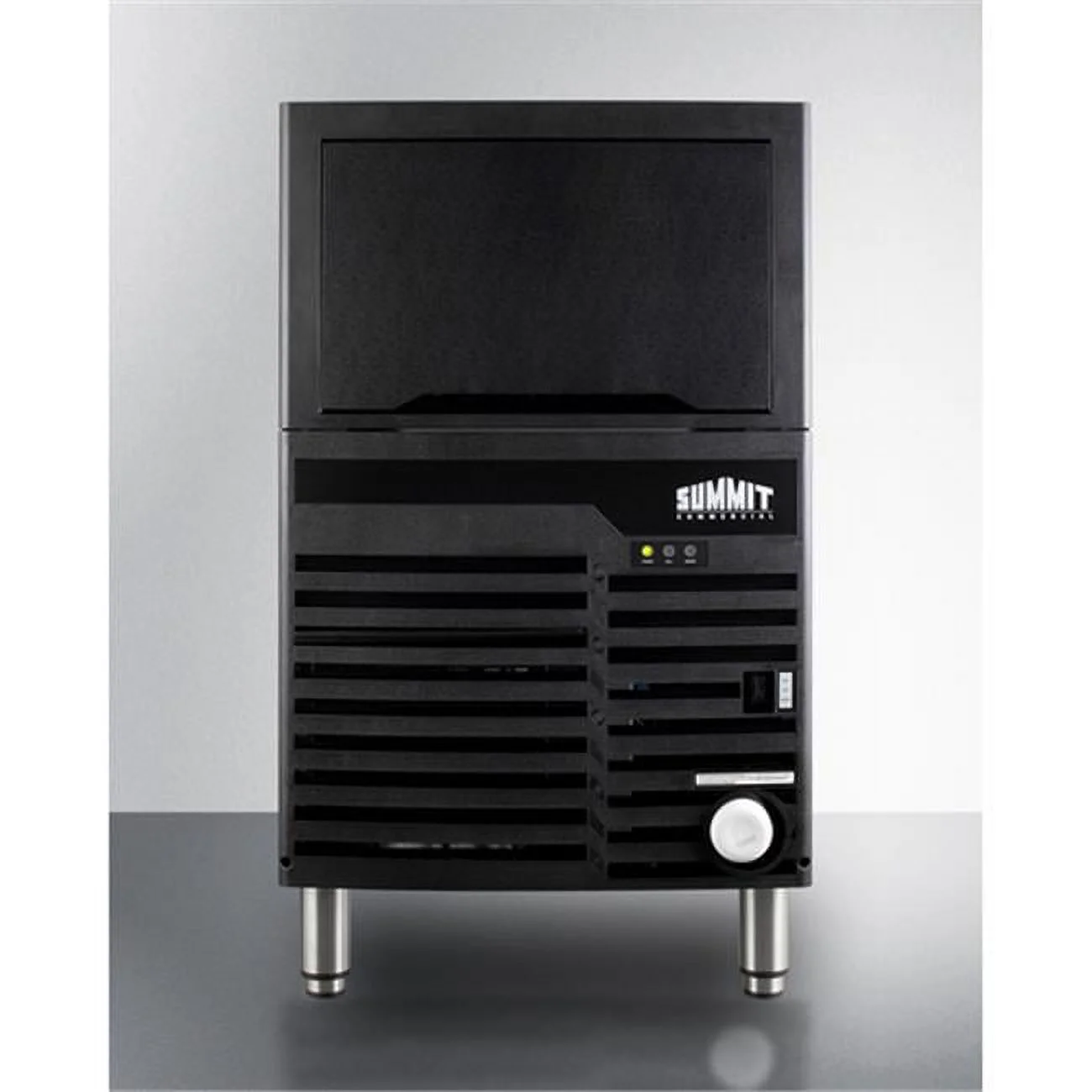 34.5 x 20.5 x 22.25 in. 100 lbs Undercounter Commercial Icemaker, Black