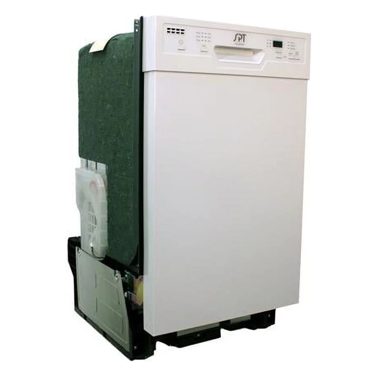 Sunpentown SD-9254W 18 in. Energy Star Built-In Dishwasher with Heated Drying, White