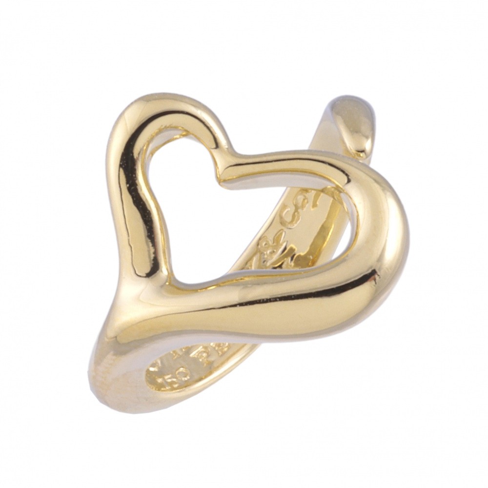 Tiffany & Co. Elsa Peretti Open Heart Ring 18K Yellow Gold