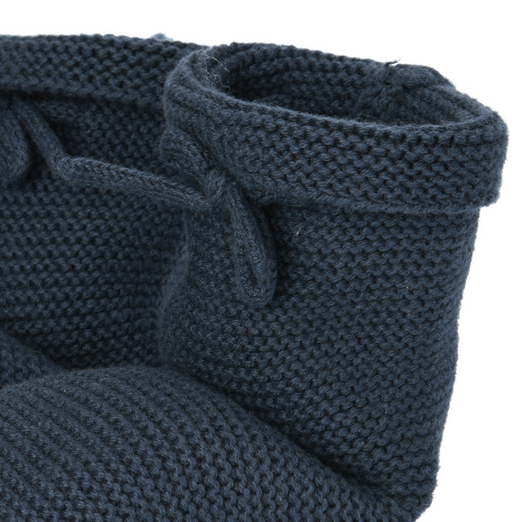 Topomini Pure Collection 1 Paar Baby Strickschühchen mit Schnürung