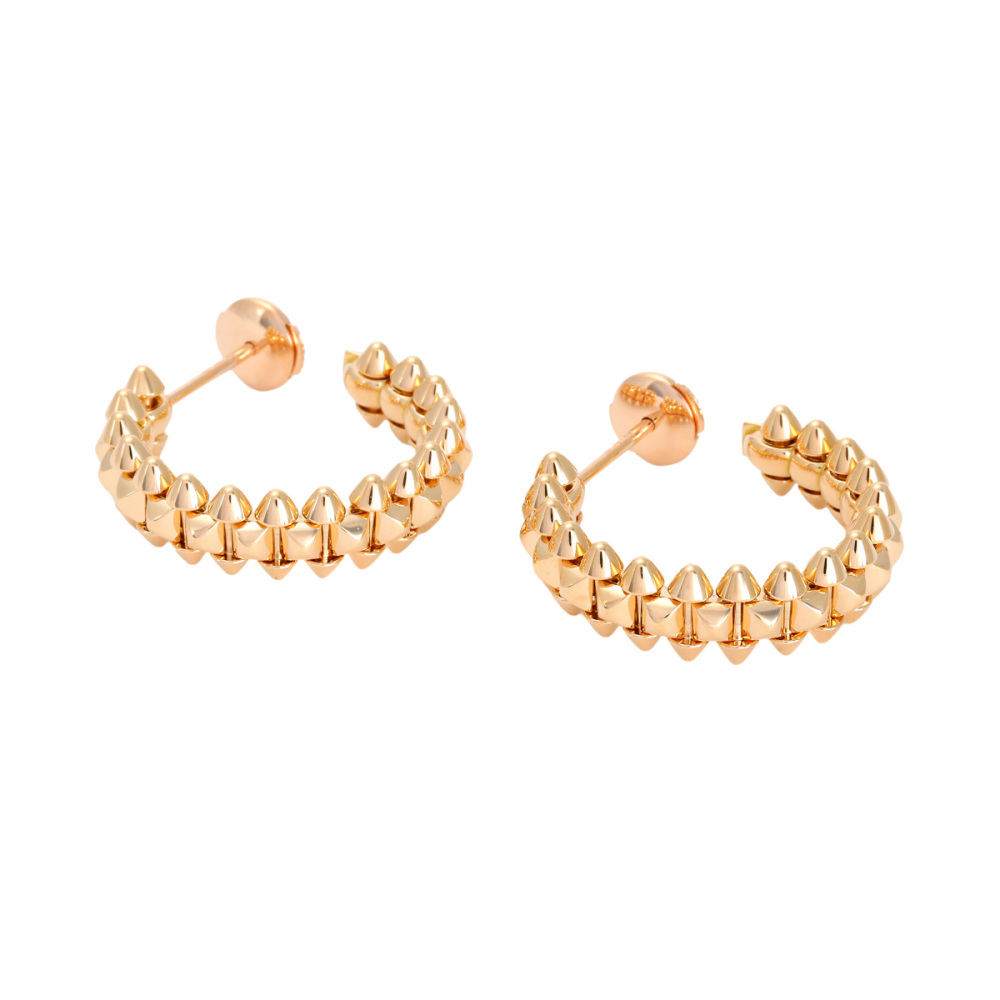 Cartier Crash Do Sm Earrings 18K Rose Gold B8301415
