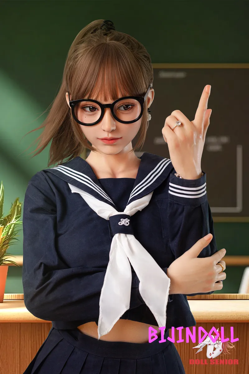 Doll Senior 163cm E-cup Silicone Sex Doll Mengshu ROS Head Uniform