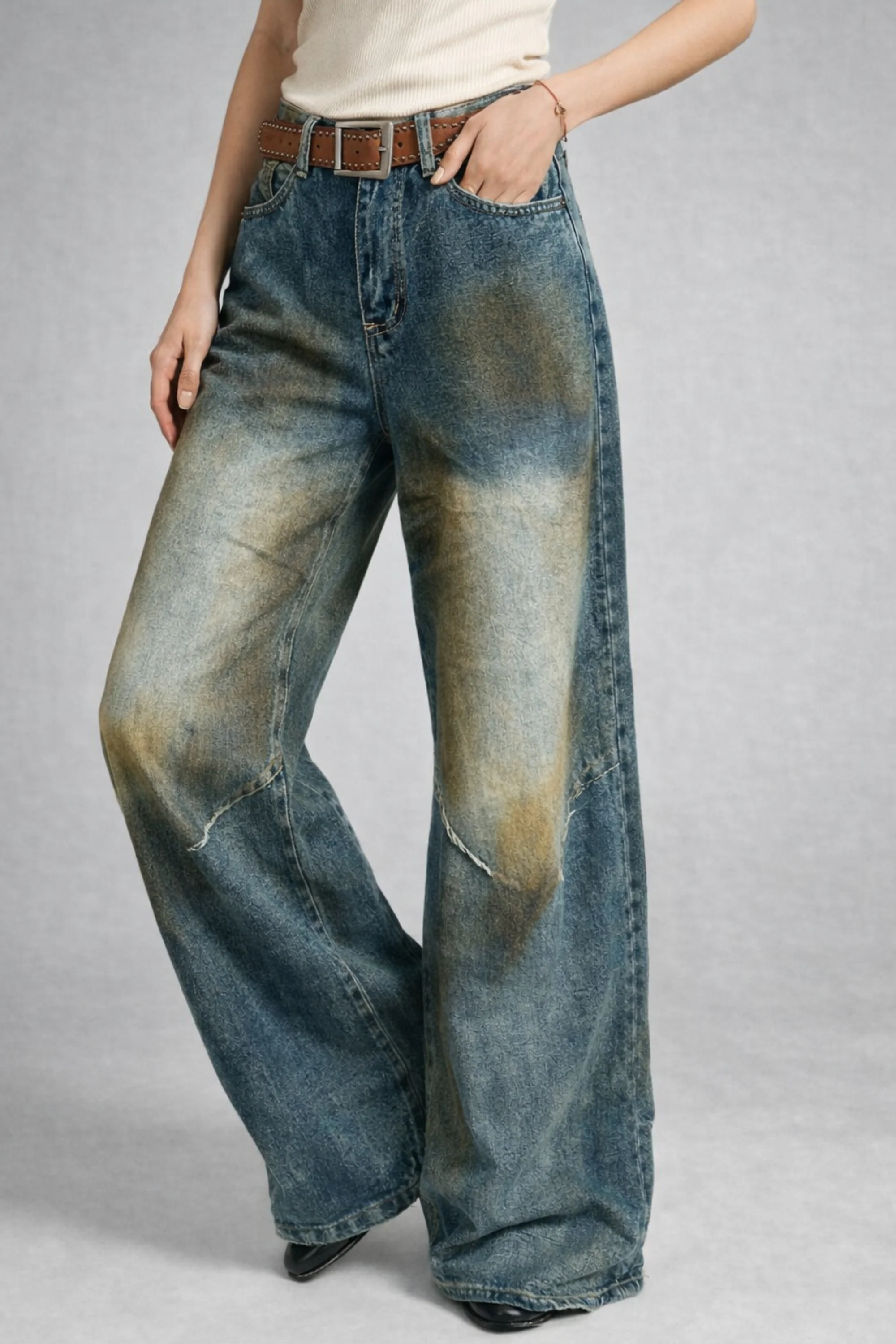 Vintage Shadow Wide Jeans