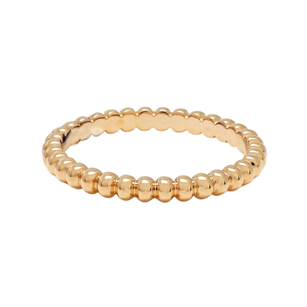 Van Cleef & Arpels Perlet Gold Pearl Ring 18K Rose Gold VCARN33000