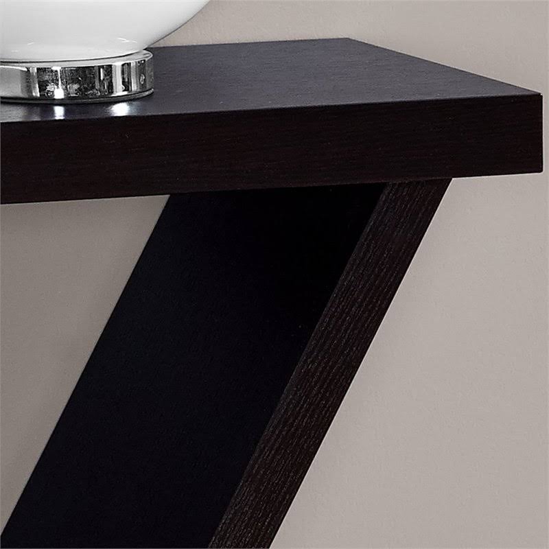 Monarch Accent Table - 36x22L / Cappuccino Hall Console