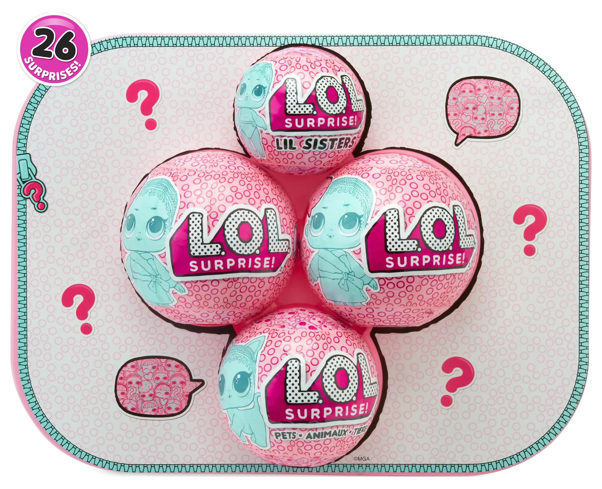 LOL Surprise Bigger Surprise Limited Edition 2 Dolls, 1 Pet, 1 Lil Sis with 60 Surprises, Ages 4 and up