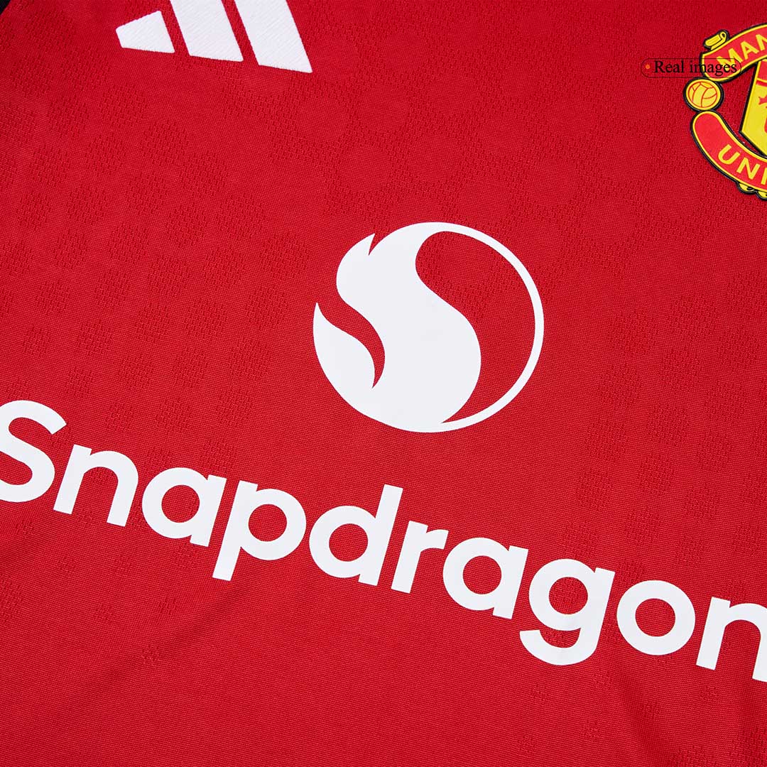 B.FERNANDES #8 Manchester United Home Player Version Jersey 2025/26